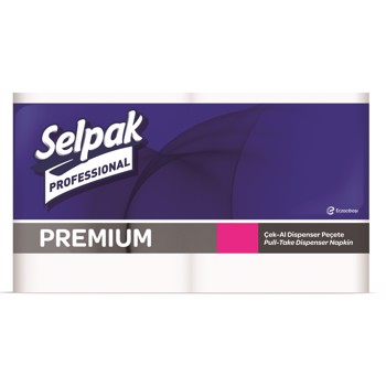 Selpak Pro Premium servietter 1 lags 32x30 cm 4500stk/krt